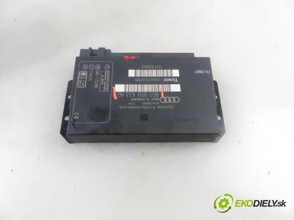 AUDI A4 (8E2, B6) SEDAN 2001 96,00 1.9 TDI PD 130 - AWX 1896,00 MODUL komfortu 8E0959433AG