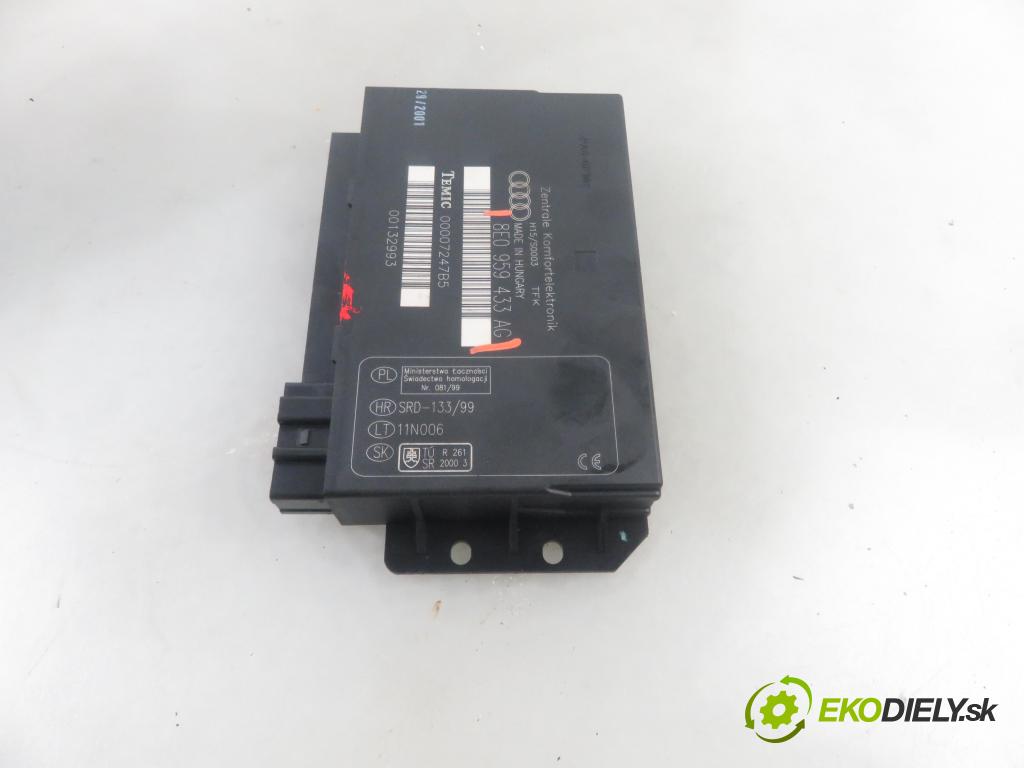 AUDI A4 (8E2, B6) SEDAN 2001 96,00 1.9 TDI PD 130 - AWX 1896,00 MODUL komfortu 8E0959433AG