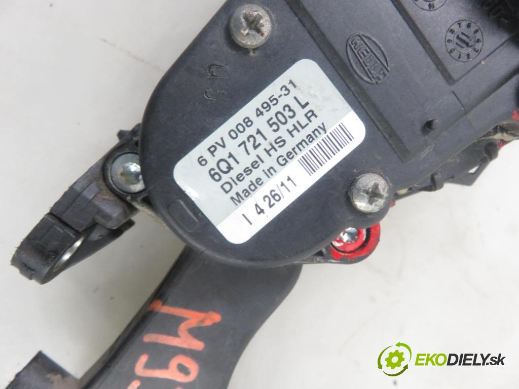 SEAT LEON (1M1) HB 2001 81,00 1.9 TDI 110 - ASV 1896,00 Potenciometer plynu 6Q1721503L (Pedále)
