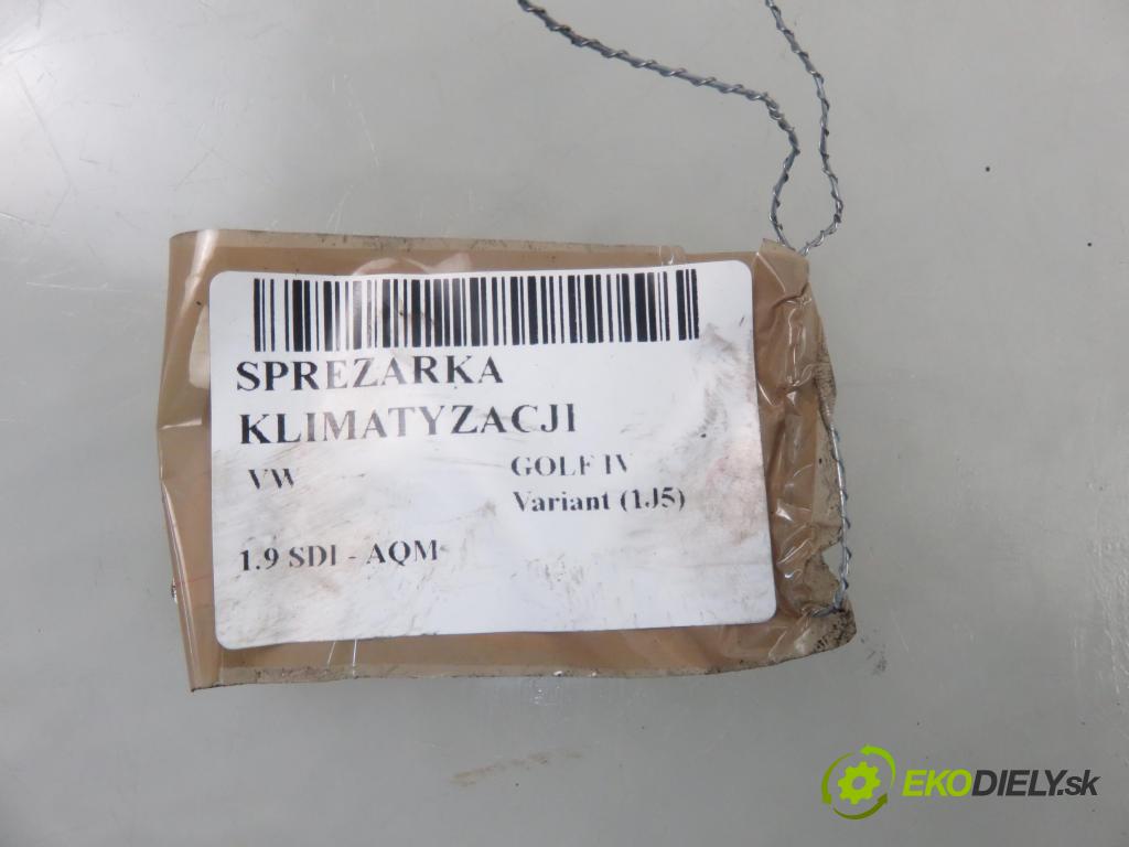 VW GOLF IV Variant (1J5) KOMBI 2000 50,00 1.9 SDI - AQM 1896,00 KOMPRESOR: klimatizace 1J0820803F (Kompresory)