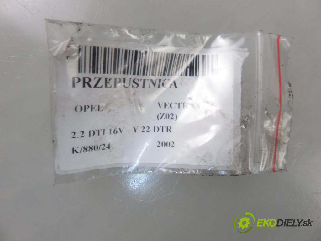 OPEL VECTRA C (Z02) SEDAN 2002 86,00 2.2 DTI 16V 117 - Y 22 DTR 2172,00 Škrtiaca klapka 55350621 ; 08226803 (Škrtiace klapky)