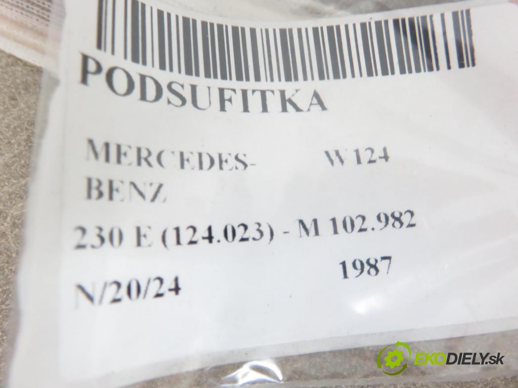 MERCEDES-BENZ Sedan (W124) SEDAN 1987 0,00 230 E (124.023) - M 102.982 2298,00 Stropný tapacír  (Stropné tapacíre)