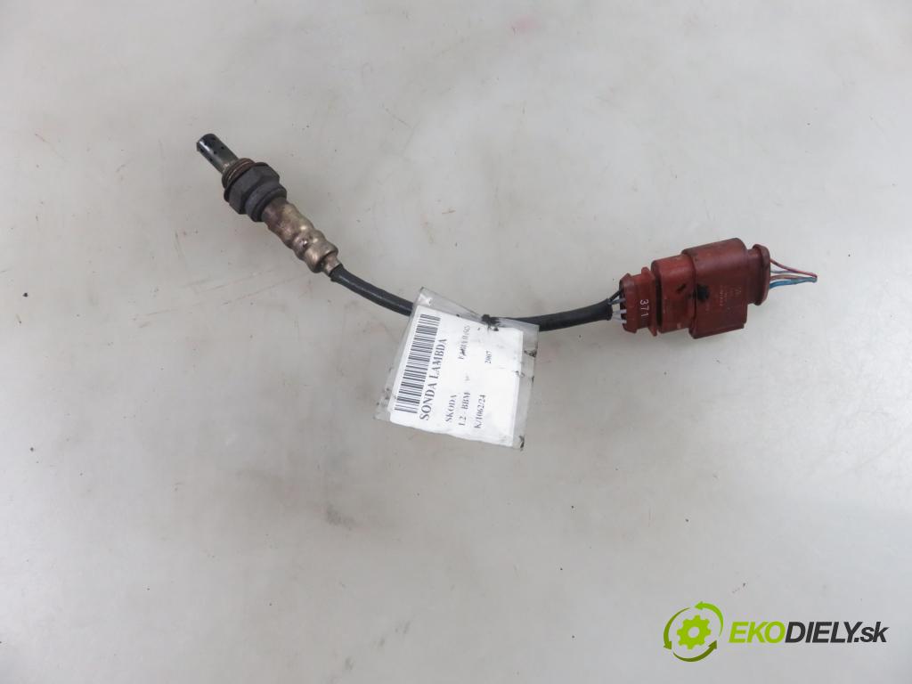 SKODA FABIA II (542) HB 2007 44,00 1.2 - BBM 1198,00 sonda lambda 08D906265A (Lambda sondy)