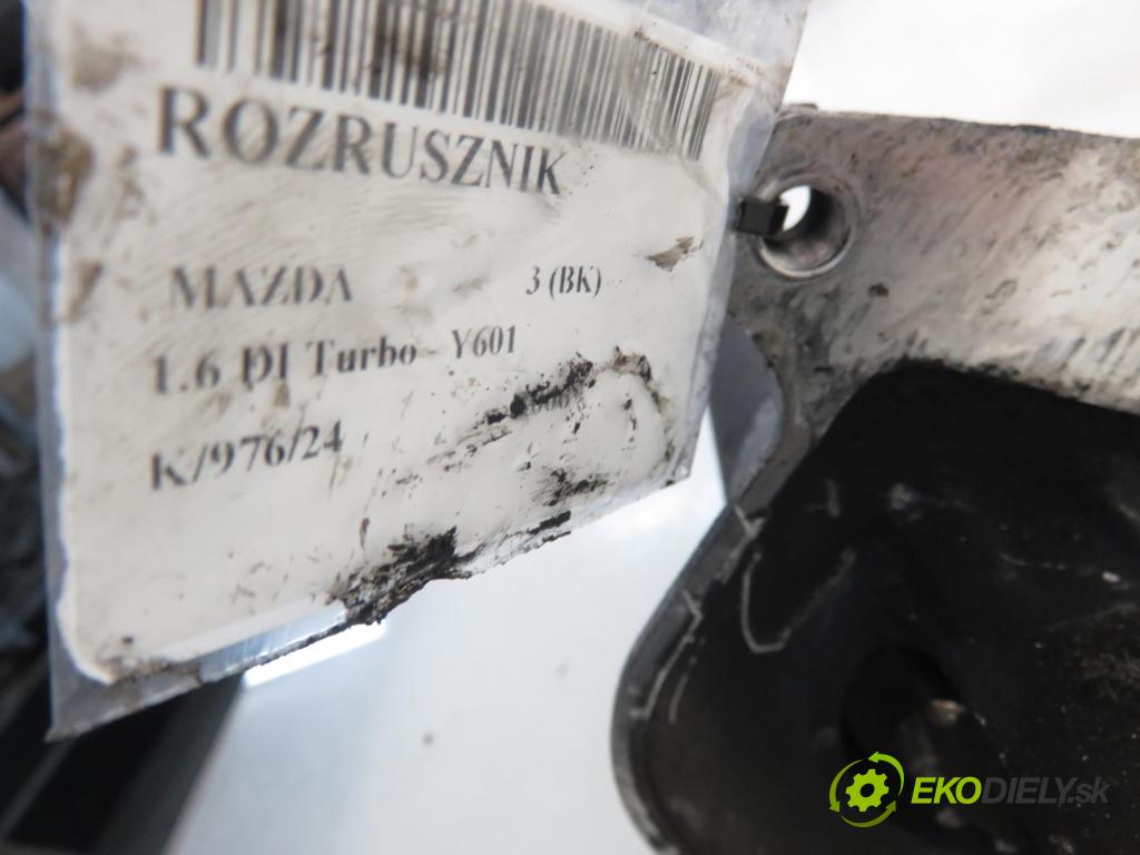 MAZDA 3 (BK) HB 2006 80,00 1.6 DI Turbo 109 - Y601 (PSA) 1560,00 Štartér Y60118400B (Štartéry)