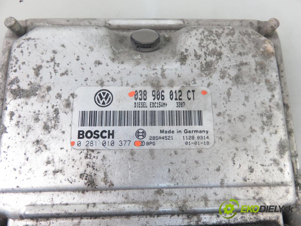 VW POLO (6N2) HB 2001 47,00 1.9 SDI - ASX 1896,00 Riadiaca jednotka Motor 038906012CT ; 0281010377