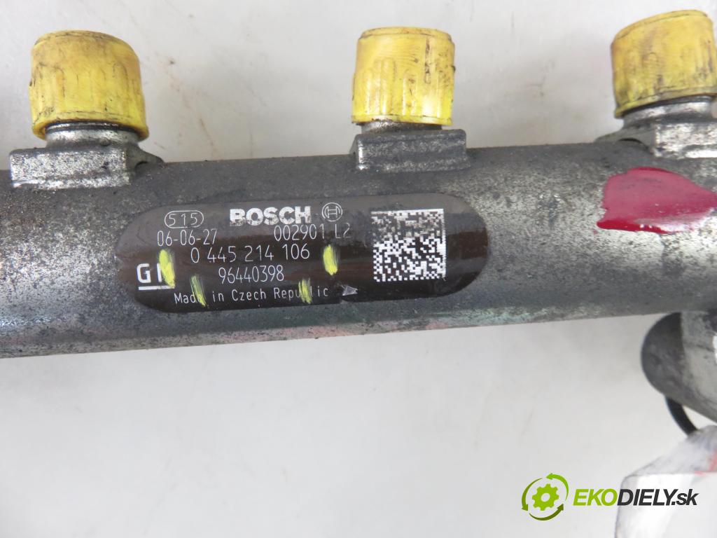 OPEL ANTARA A (L07) SUV 2007 110,00 2.0 CDTI 4x4 - Z 20 DMH 1991,00 Lišta vstrekovacia 96440398 ; 0445214106 ; 0281002507 (Vstrekovacie lišty)