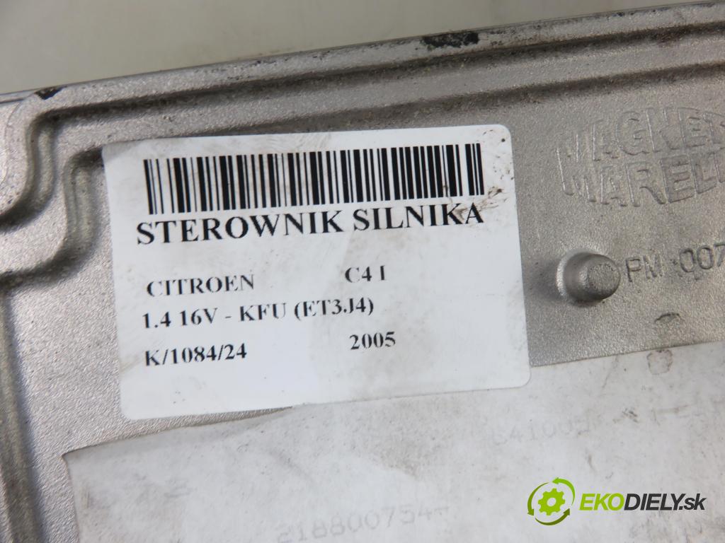 CITROEN C4 I (LC_) HB 2005 65,00 1.4 16V 88 - KFU 1360,00 řídící jednotka motora 16735054 ; 9659099180 ; IAW6LP205