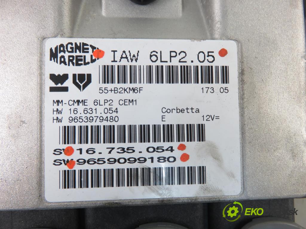 CITROEN C4 I (LC_) HB 2005 65,00 1.4 16V 88 - KFU 1360,00 řídící jednotka motora 16735054 ; 9659099180 ; IAW6LP205