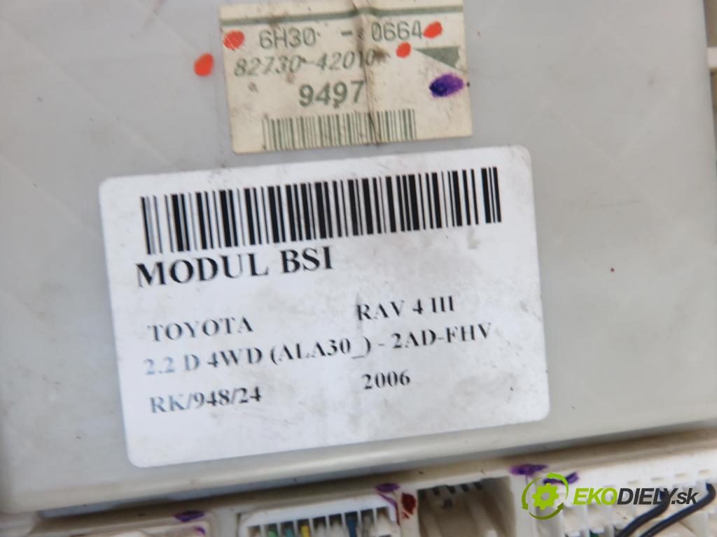 TOYOTA RAV 4 III (_A3_) SUV 2006 130,00 2.2 D 4WD 177 - 2AD-FHV 2231,00 MODUL BSI 8273042010 ; 6H300664 ; 8198046010