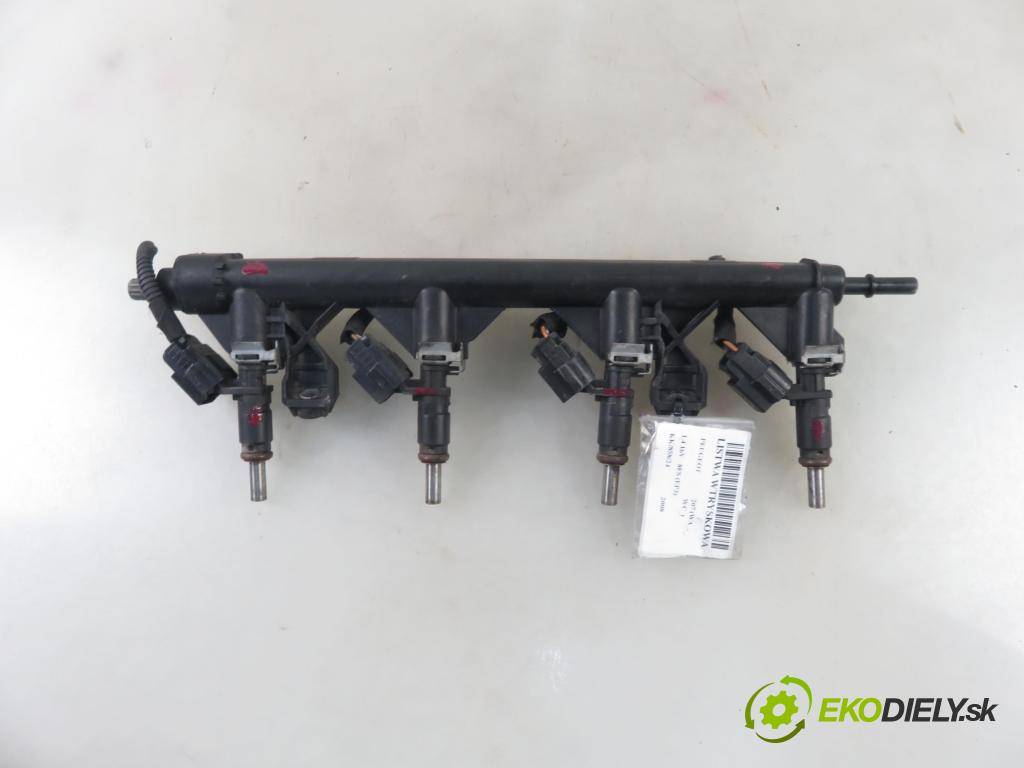 PEUGEOT 207 (WA_, WC_) HB 2008 70,00 1.4 16v VTI 95 - 8FS 1397,00 Lišta vstrekovacia V7575645 ; V7528176 (Vstrekovacie lišty)