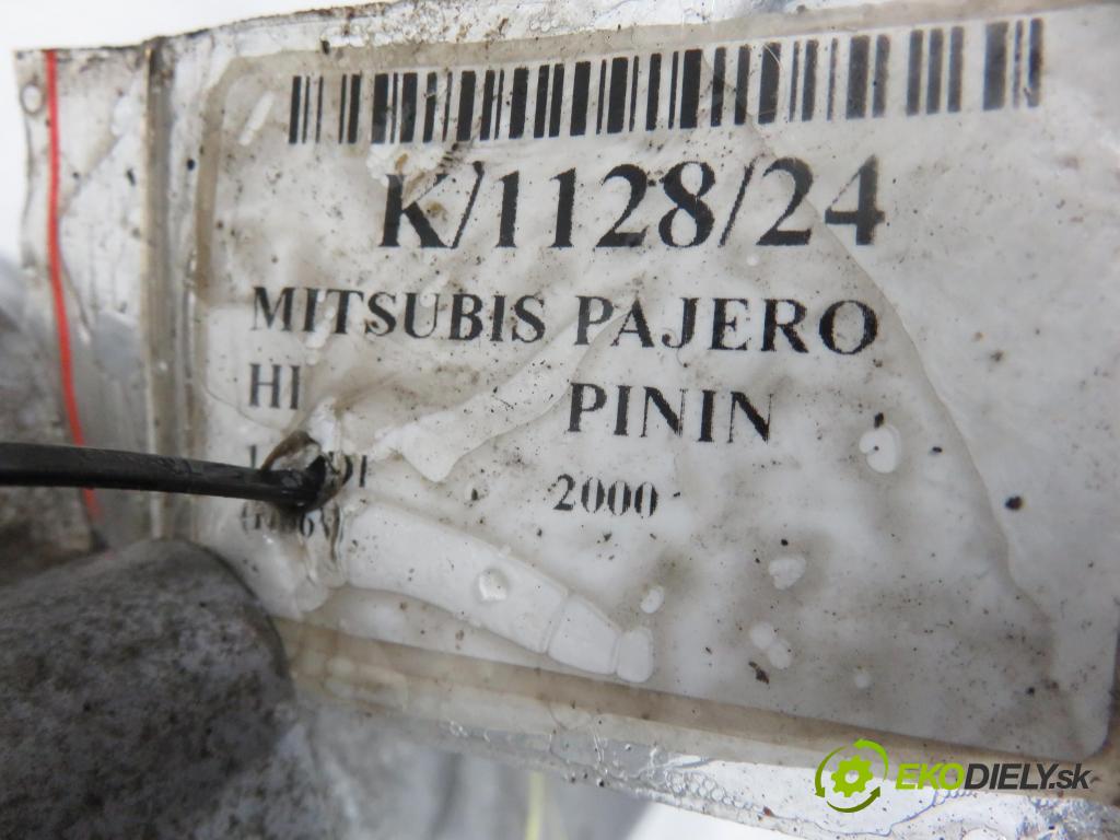 MITSUBISHI PAJERO PININ (H6_W, H7_W) TERENOWY 2000 88,00 1.8 GDI (H66W, H76W) - 4G93 (GDI) 1834,00 Prevodovka MANUALNA KV5M21AHH