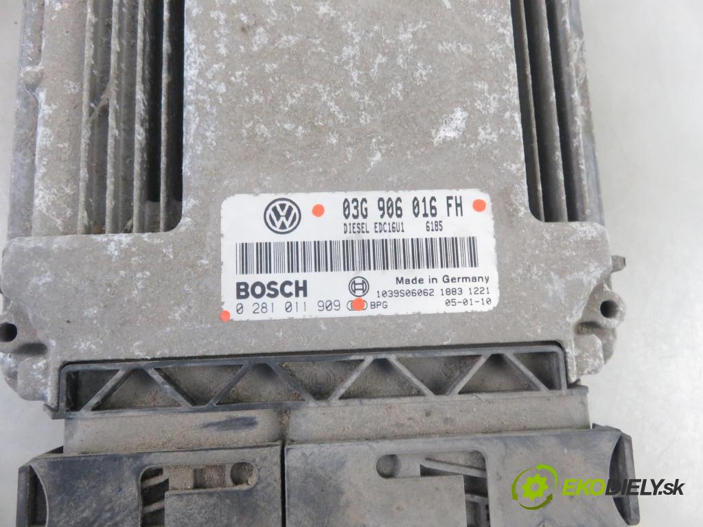 SEAT TOLEDO III (5P2) MINIVAN 2005 103,00 2.0 TDI 16V - BKD 1968,00 Riadiaca jednotka Motor 03G906016FH ; 0281011909