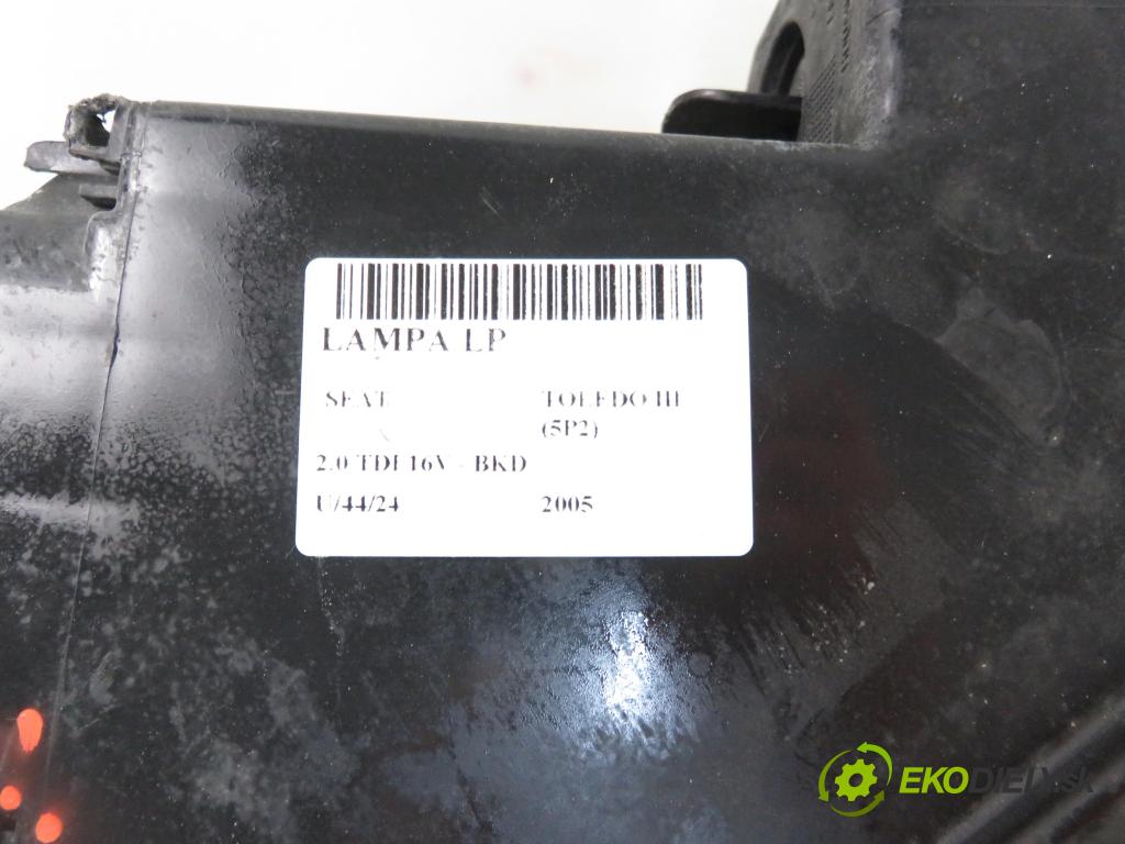 SEAT TOLEDO III (5P2) MINIVAN 2005 103,00 2.0 TDI 16V - BKD 1968,00 Svetlo LP 5P1941029C