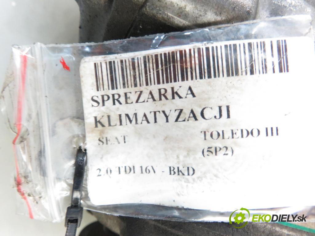 SEAT TOLEDO III (5P2) MINIVAN 2005 103,00 2.0 TDI 16V - BKD 1968,00 KOMPRESOR: klimatizace 1K0820803D (Kompresory)