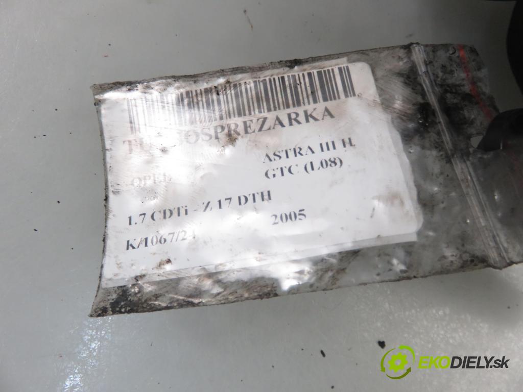 OPEL ASTRA H GTC (L08) HB 2005 74,00 1.7 CDTi - Z 17 DTH 1686,00 Turbodúchadlo 6973000926 (Turbodúchadlá (kompletné))