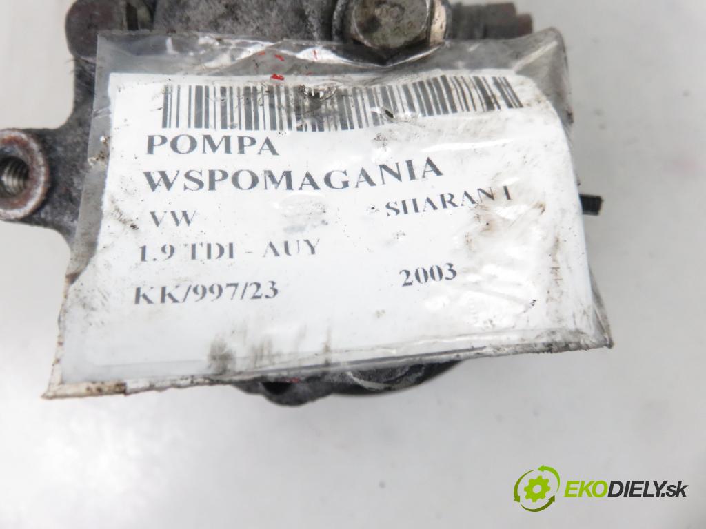 VW SHARAN (7M8, 7M9, 7M6) MINIVAN 2003 85,00 1.9 TDI PD 115 - AUY 1896,00 Pumpa servočerpadlo (Servočerpadlá, pumpy riadenia)