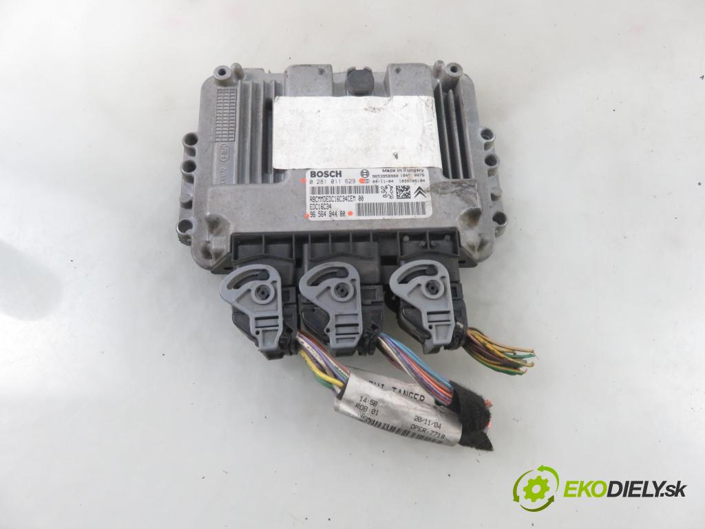 CITROEN C4 I (LC_) HB 2004 80,00 1.6 HDi - 9HY (DV6TED4) 1560,00 Riadiaca jednotka Motor 0281011629 ; 9656494480