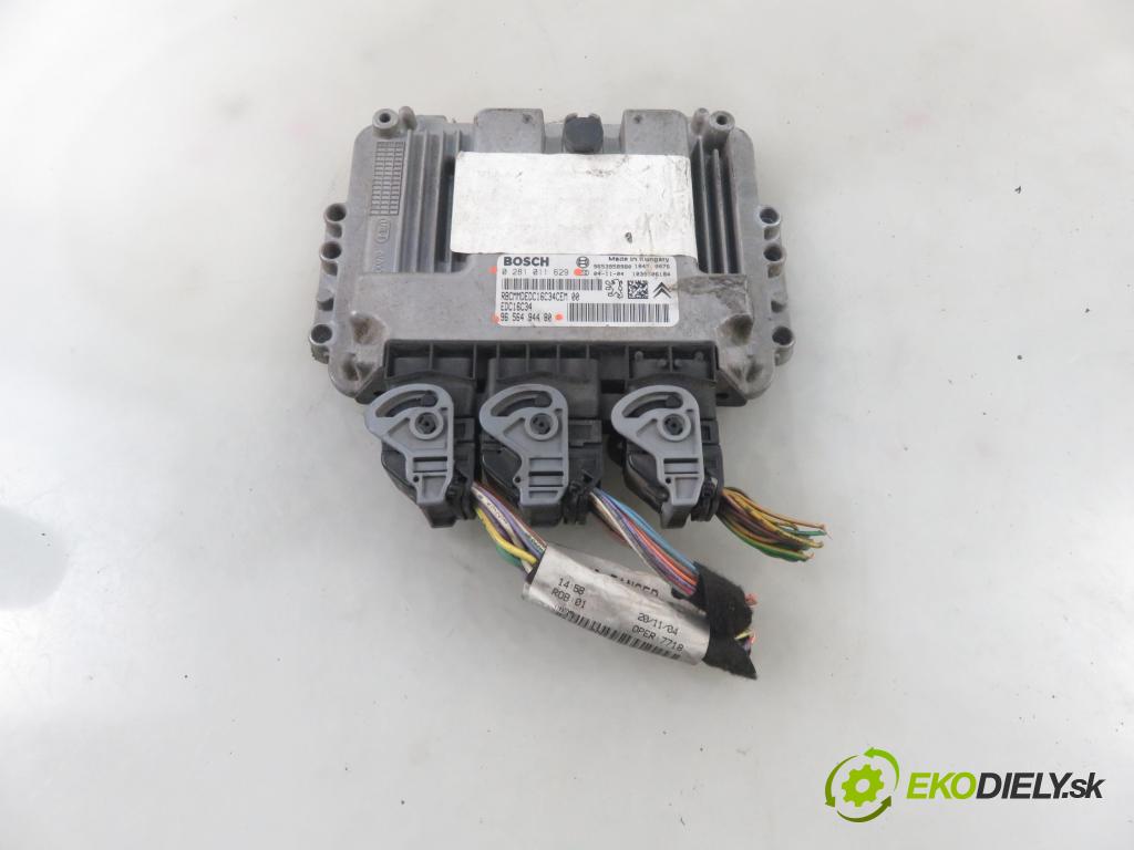 CITROEN C4 I (LC_) HB 2004 80,00 1.6 HDi - 9HY (DV6TED4) 1560,00 Riadiaca jednotka Motor 0281011629 ; 9656494480