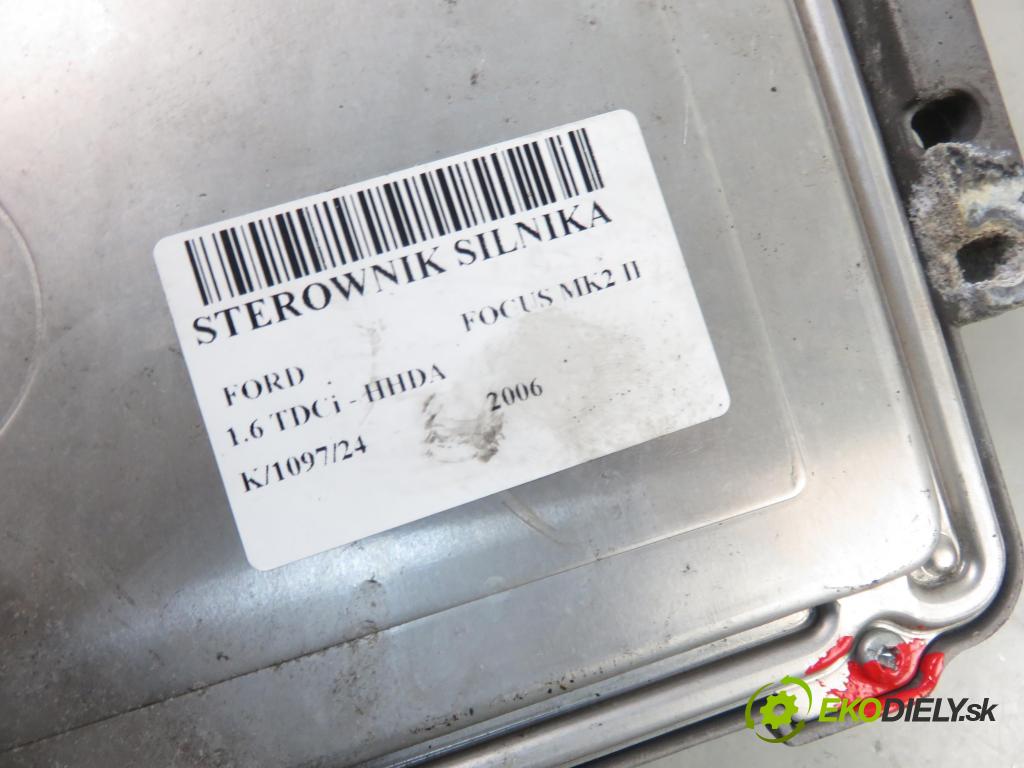 FORD FOCUS II (DA_, HCP) HB 2006 66,00 1.6 TDCi 90 - HHDA 1560,00 Riadiaca jednotka Motor 6M5112A650NB