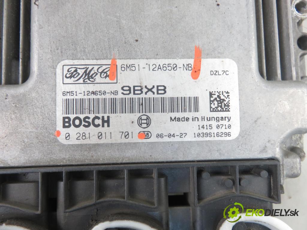 FORD FOCUS II (DA_, HCP) HB 2006 66,00 1.6 TDCi 90 - HHDA 1560,00 Riadiaca jednotka Motor 6M5112A650NB
