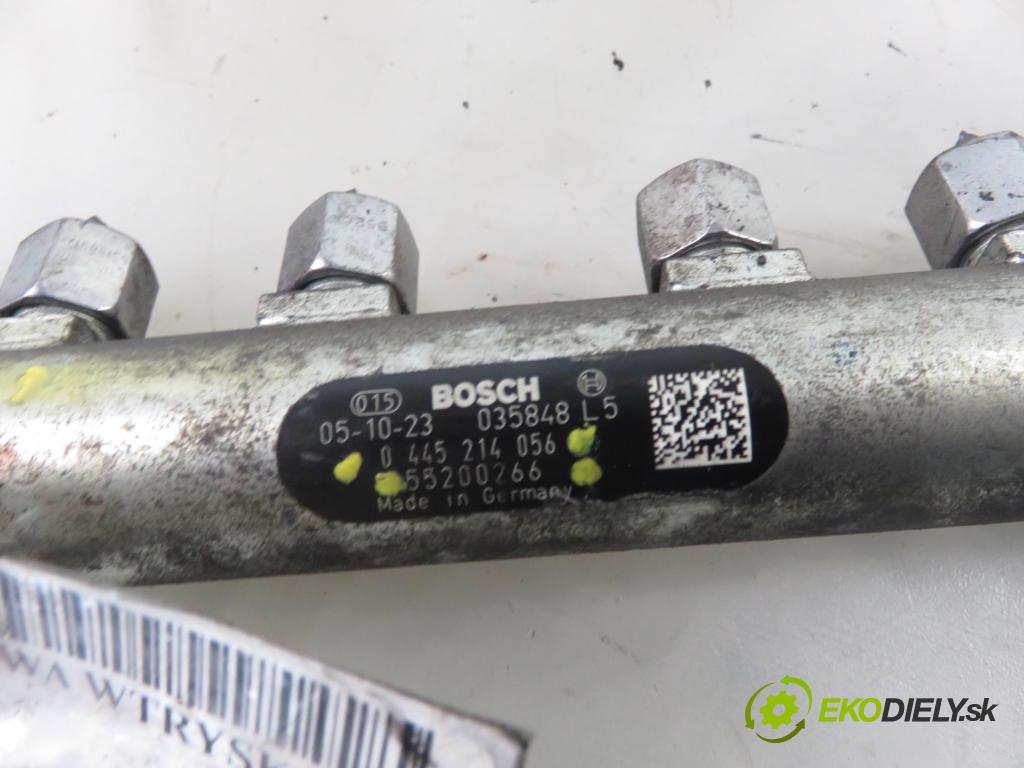 OPEL ZAFIRA B (A05) MINIVAN 2005 74,00 1.9 CDTI 8V 101 - Z 19 DTL 1910,00 Lišta vstrekovacia 55200266 ; 0445214056 ; 0281002507 (Vstrekovacie lišty)