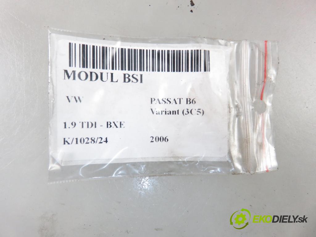 VW PASSAT B6 Variant (3C5) KOMBI 2006 77,00 1.9 TDI - BXE 1896,00 MODUL BSI 3C0937125