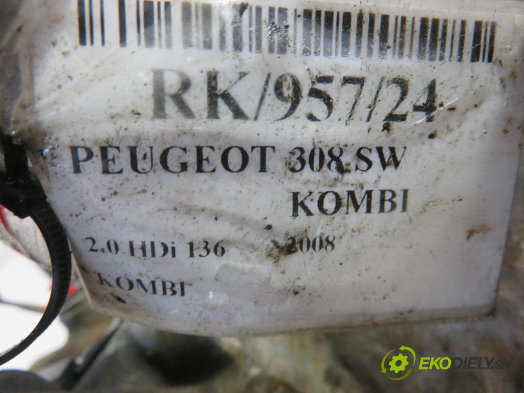 PEUGEOT 308 SW KOMBI 2008 100,00 2.0 HDi 136 1997,00 Prevodovka MANUALNA 20MB23
