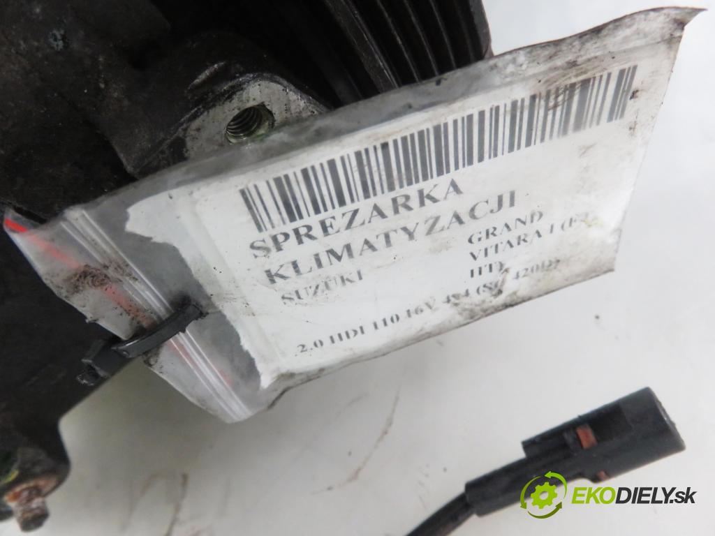 SUZUKI GRAND VITARA I (FT, HT) TERENOWY 2003 80,00 2.0 HDI 110 16V 4x4 (SQ 420D) - RHW 1997,00 KOMPRESOR: klimatizace 9520170CM0 (Kompresory)