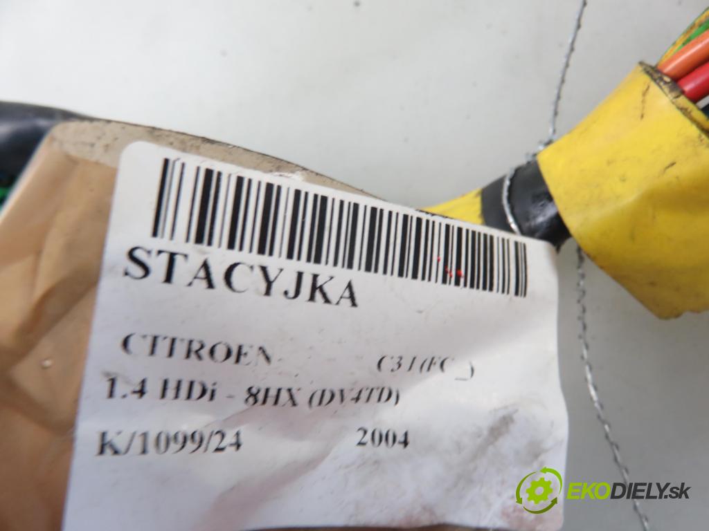 CITROEN C3 I (FC_) HB 2004 50,00 1.4 HDi 8V - 8HX 1398,00 spinačka N0501363 (Spínacie skrinky a kľúče)