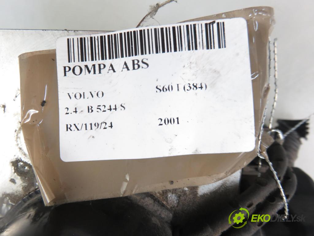 VOLVO S60 I (384) SEDAN 2001 125,00 2.4 - B 5244 S 2435,00 Pumpa ABS 8619537 ; 8619538 ; 10020403314 (Pumpa ABS)