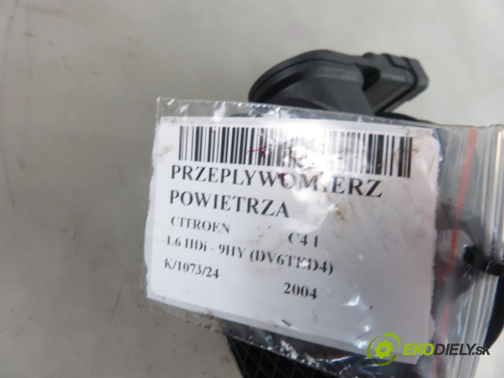 CITROEN C4 I (LC_) HB 2004 80,00 1.6 HDi - 9HY (DV6TED4) 1560,00 váha vzduchu vzduchu 9650010780 ; 72634204