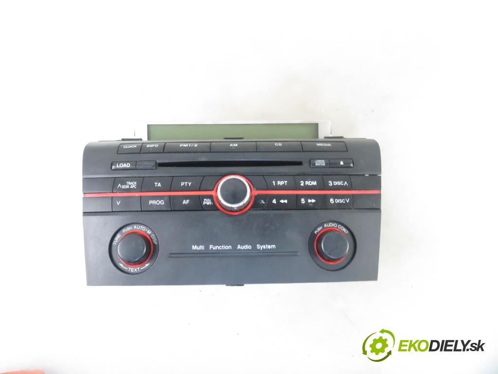 MAZDA 3 (BK) HB 2006 80,00 1.6 DI Turbo 109 - Y601 (PSA) 1560,00 RADIO CD 14795208