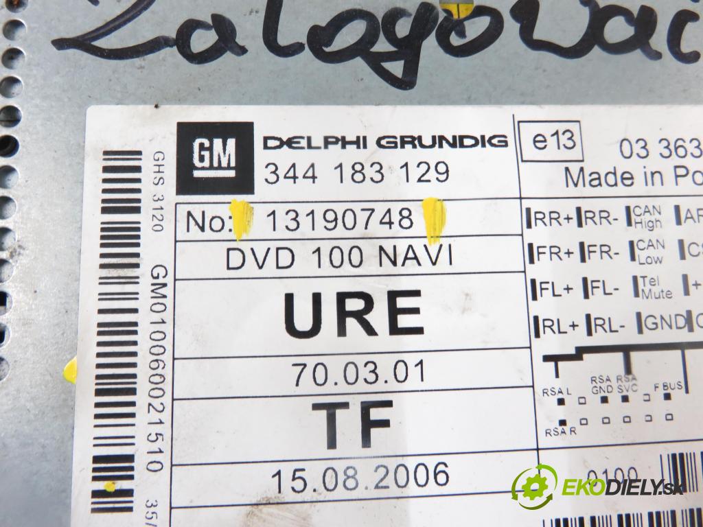 OPEL ANTARA A (L07) SUV 2007 110,00 2.0 CDTI 4x4 - Z 20 DMH 1991,00 RADIO CD 13190748