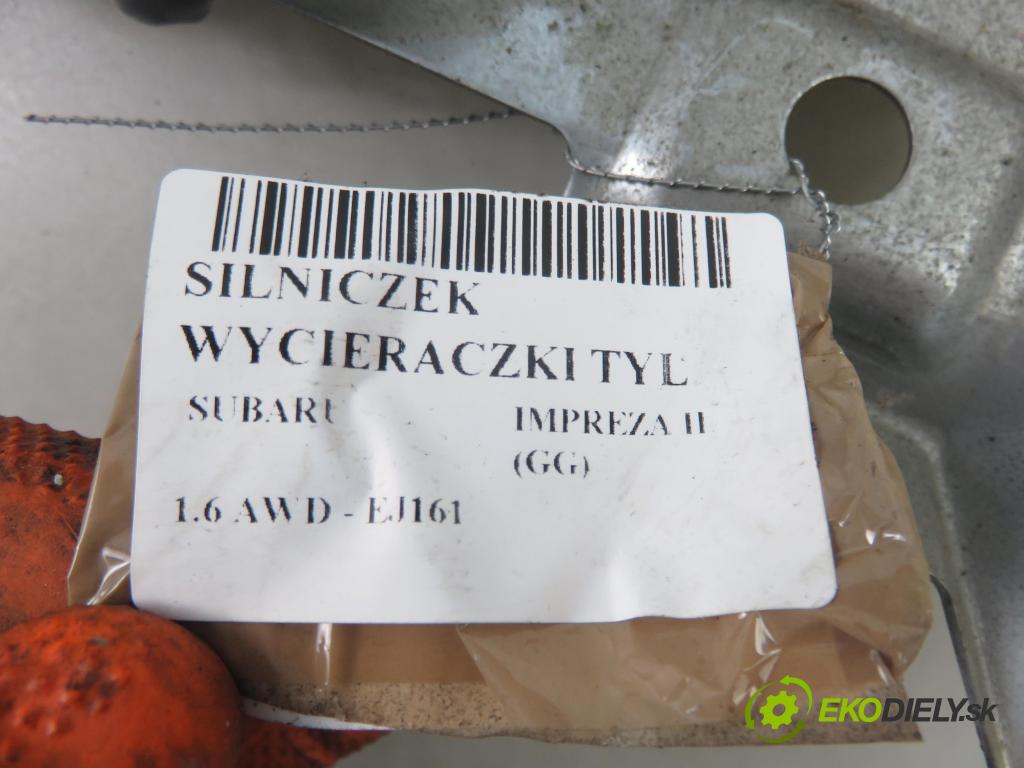 SUBARU IMPREZA kombi (GG) KOMBI 2002 0,00 1.6 AWD - EJ161 1597,00 Motorček stierače zadné 34948581