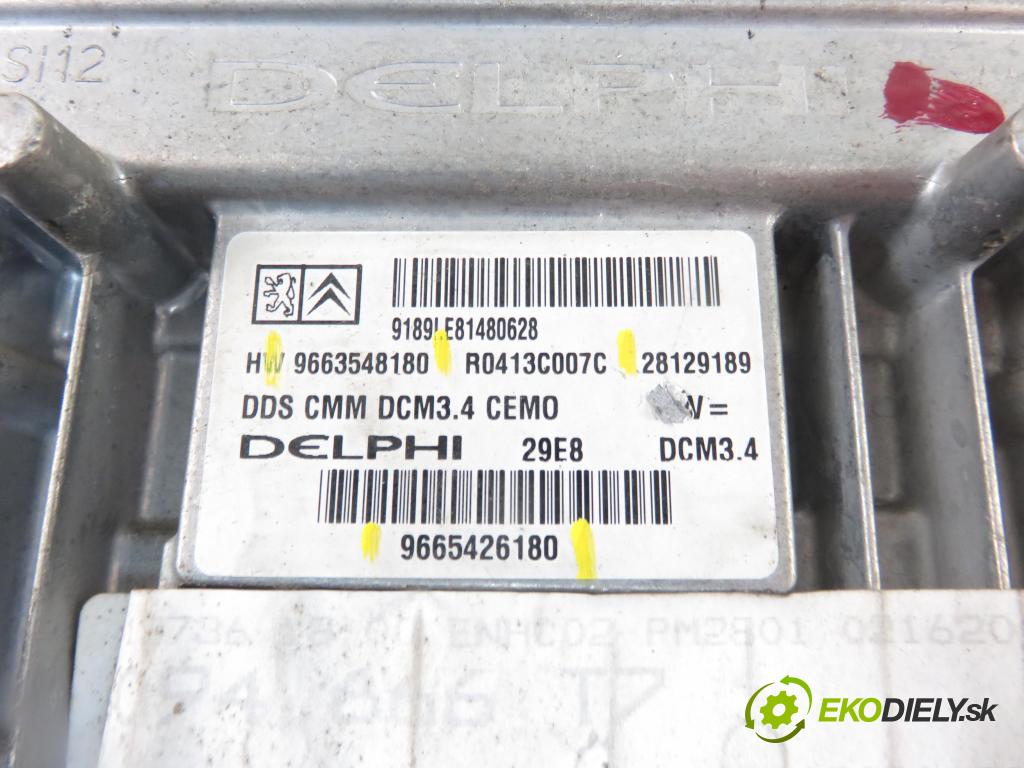 PEUGEOT 308 SW KOMBI 2008 100,00 2.0 HDi 136 1997,00 Riadiaca jednotka Motor 9665426180 ; R0413C007C ; 9663548180
