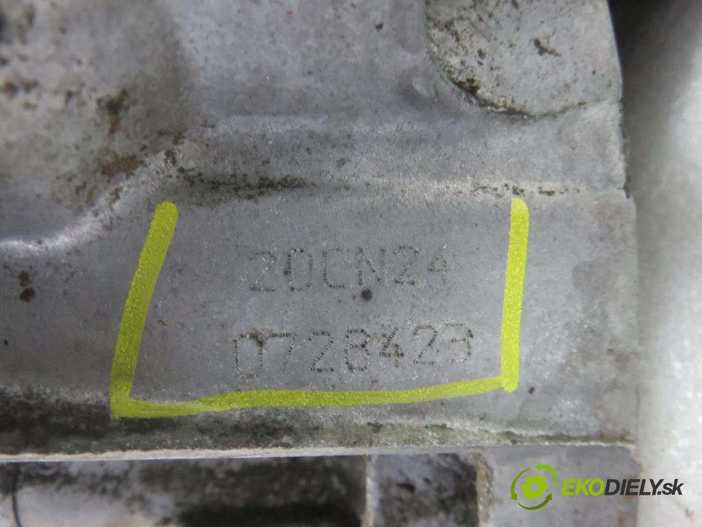 PEUGEOT 206 liftback (2A/C) HB 2002 80,00 1.6 16V - NFU (TU5JP4) 1587,00 Prevodovka MANUALNA 20CN24