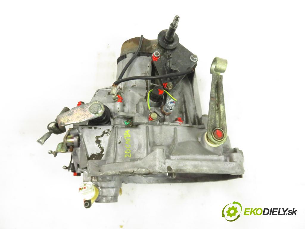 PEUGEOT 206 liftback (2A/C) HB 2002 80,00 1.6 16V - NFU (TU5JP4) 1587,00 Prevodovka MANUALNA 20CN24