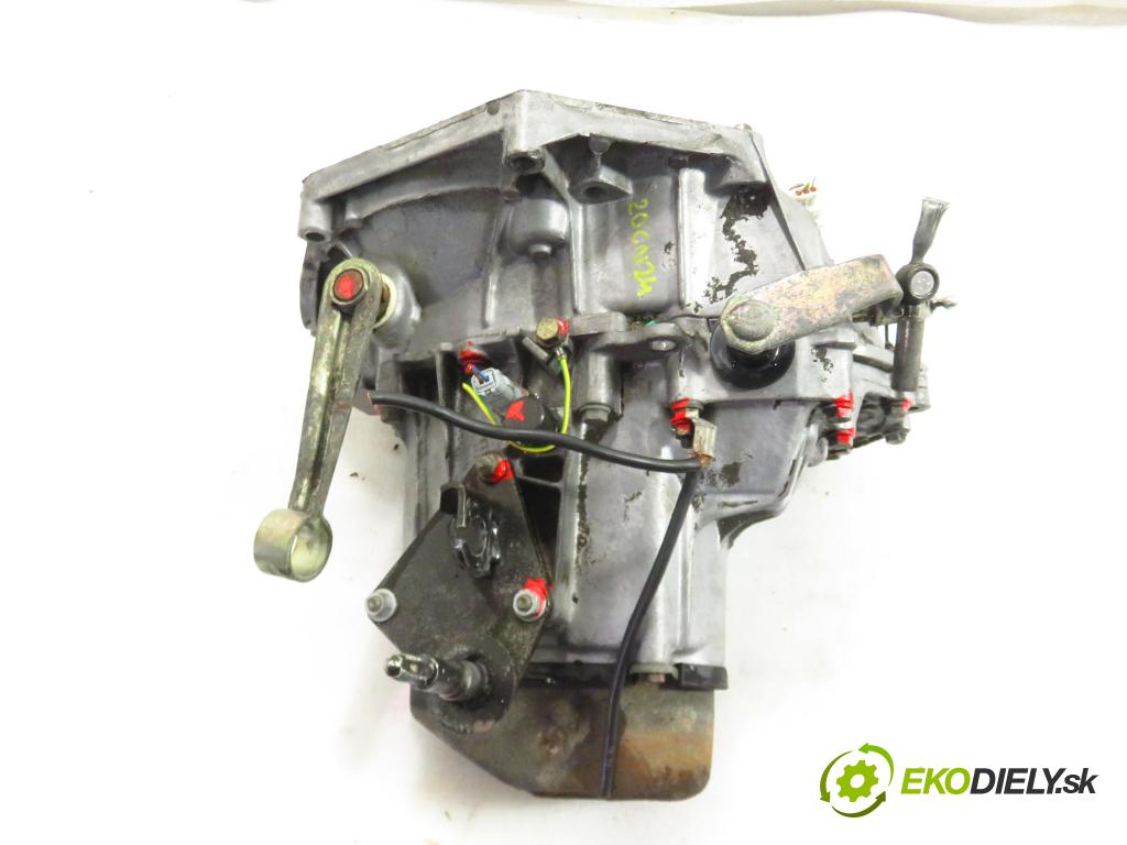 PEUGEOT 206 liftback (2A/C) HB 2002 80,00 1.6 16V - NFU (TU5JP4) 1587,00 Prevodovka MANUALNA 20CN24