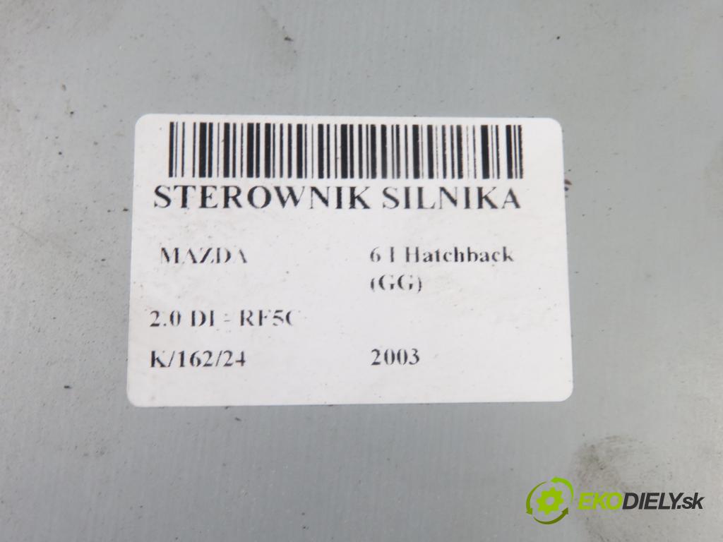 MAZDA 6 Hatchback (GG) LIFTBACK 2003 89,00 2.0 DI - RF5C 1998,00 Riadiaca jednotka Motor RFY518881B ; 2758006283