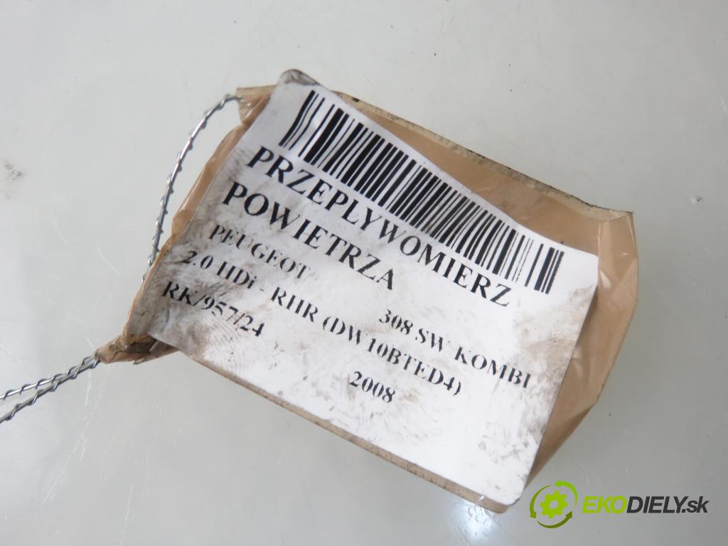 PEUGEOT 308 SW KOMBI 2008 100,00 2.0 HDi 136 1997,00 váha vzduchu vzduchu 5WK97001 ; 9645948780