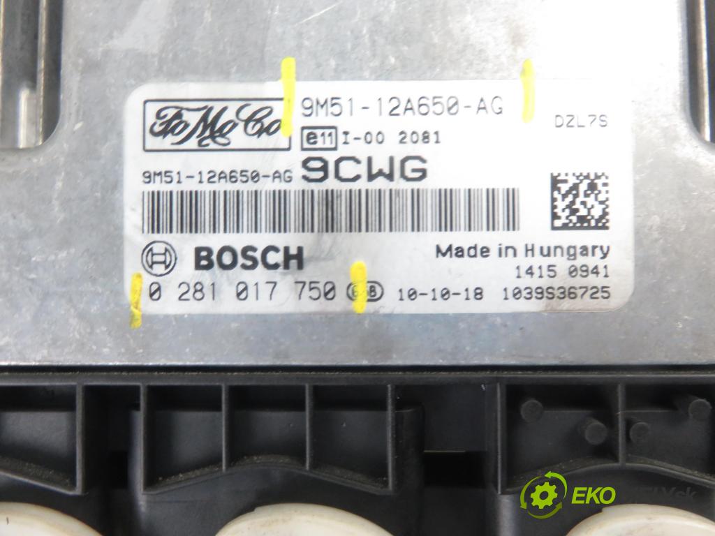 FORD FOCUS II (DA_, HCP) HB 2011 66,00 1.6 TDCi - GPDA 1560,00 Riadiaca jednotka Motor 9M5112A650AG ; 0281017750