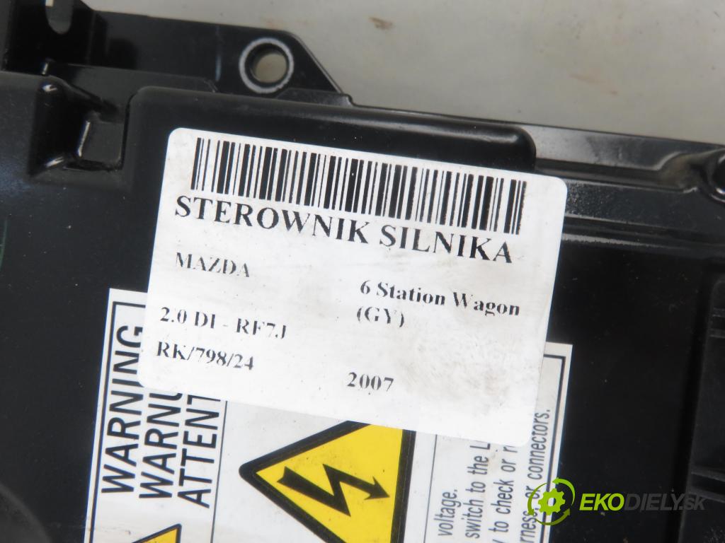 MAZDA 6 Station Wagon (GY) KOMBI 2007 105,00 2.0 DI 143 - RF7J 1998,00 Riadiaca jednotka Motor 2758006595 ; RF7K18881T
