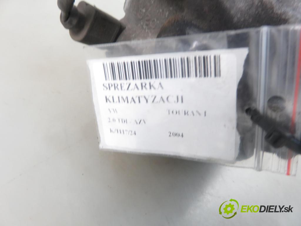 VW TOURAN (1T1, 1T2) MINIVAN 2004 100,00 2.0 TDI PD 16V 136 - AZV 1968,00 KOMPRESOR: klimatizace 1K0820803J ; 4472209353 (Kompresory)