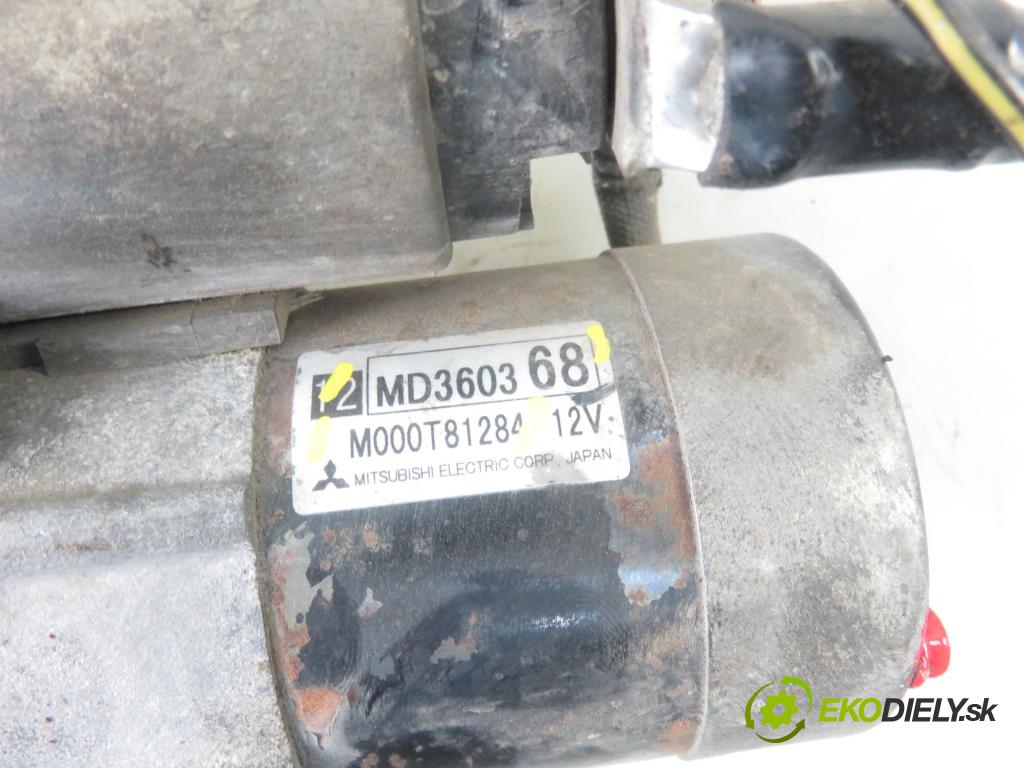 MITSUBISHI PAJERO PININ (H6_W, H7_W) TERENOWY 2000 88,00 1.8 GDI (H66W, H76W) - 4G93 (GDI) 1834,00 Štartér MD360368 ; M000T81284 (Štartéry)