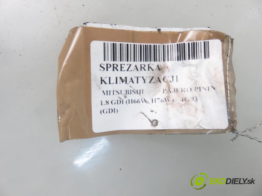 MITSUBISHI PAJERO PININ (H6_W, H7_W) TERENOWY 2000 88,00 1.8 GDI (H66W, H76W) - 4G93 (GDI) 1834,00 KOMPRESOR: klimatizace MR315497 (Kompresory)