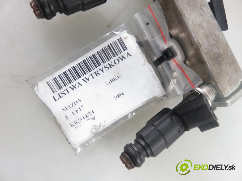 MAZDA 3 (BK) HB 2004 111,00 2.0 150 - LF17 1999,00 Lišta vstrekovacia 4M5G9D280FB ; 1S766A ; 0280156154 (Vstrekovacie lišty)