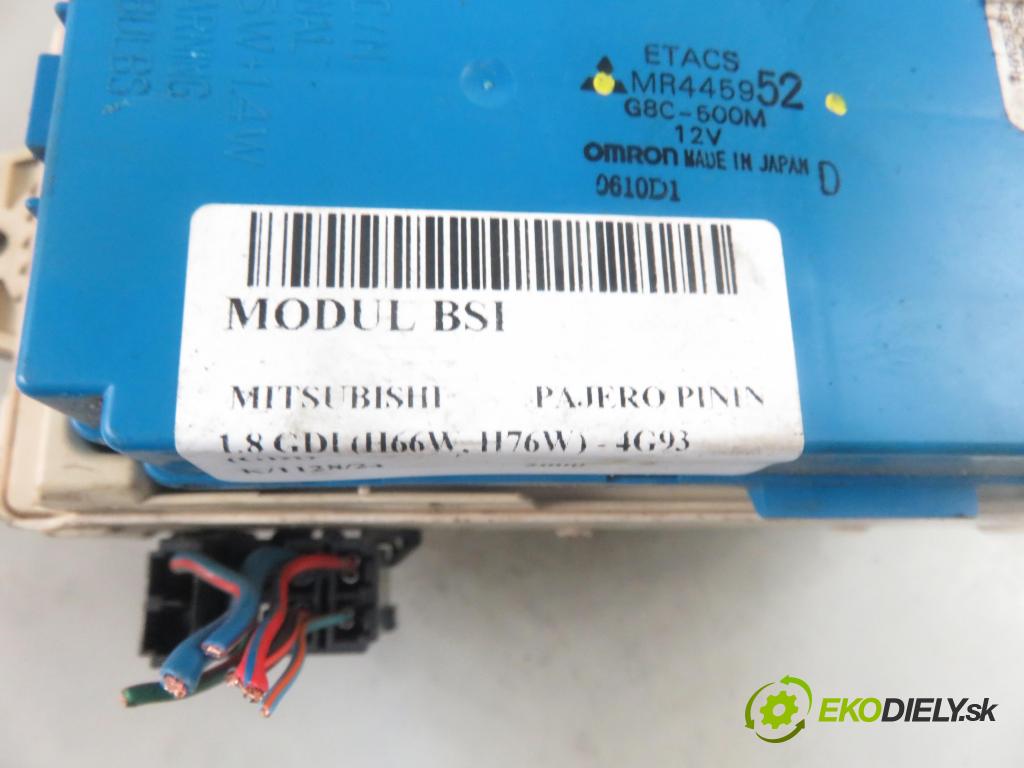 MITSUBISHI PAJERO PININ (H6_W, H7_W) TERENOWY 2000 88,00 1.8 GDI (H66W, H76W) - 4G93 (GDI) 1834,00 MODUL BSI MR445952 ; 9K150688