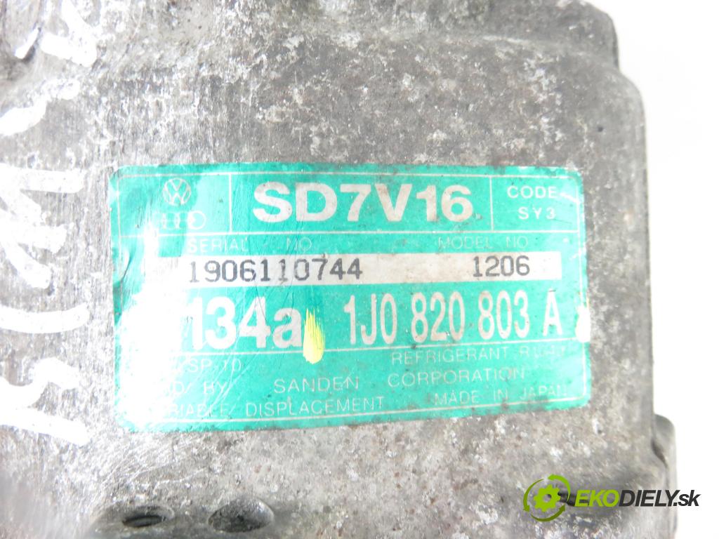 VW GOLF IV (1J1) HB 1998 110,00 2.3 V5 - AGZ 2324,00 KOMPRESOR: klimatizace 1J0820803A (Kompresory)