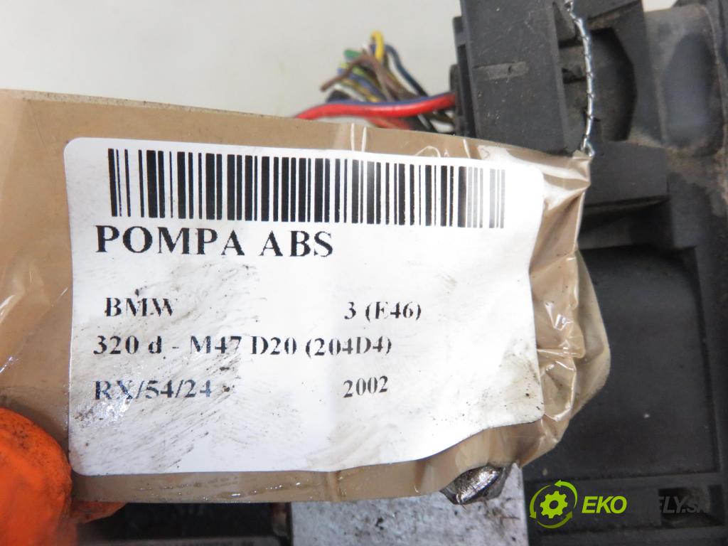 BMW 3 (E46) SEDAN 2002 110,00 320 d 150 - M47 D20 (204D4) 1995,00 Pumpa ABS 6759075 ; 6759073 ; 10096008103 (Pumpy ABS)