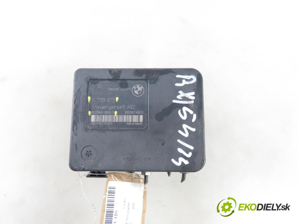 BMW 3 (E46) SEDAN 2002 110,00 320 d 150 - M47 D20 (204D4) 1995,00 Pumpa ABS 6759075 ; 6759073 ; 10096008103 (Pumpy ABS)